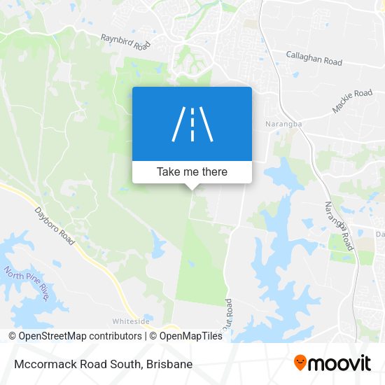 Mccormack Road South map