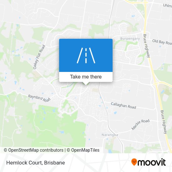 Hemlock Court map
