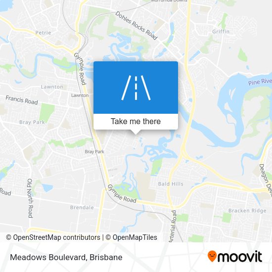 Meadows Boulevard map
