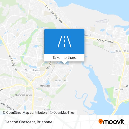 Deacon Crescent map