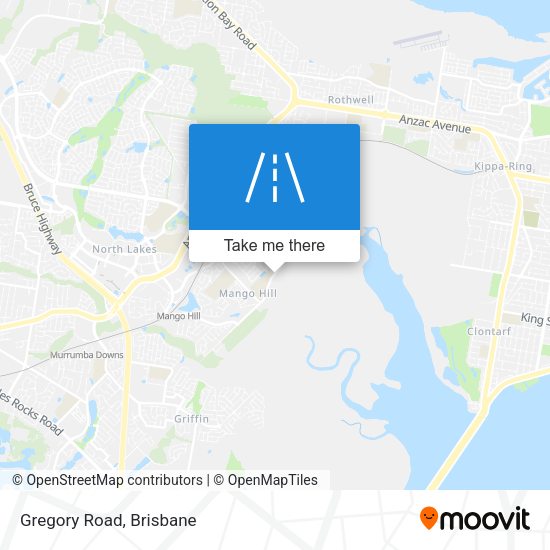 Gregory Road map