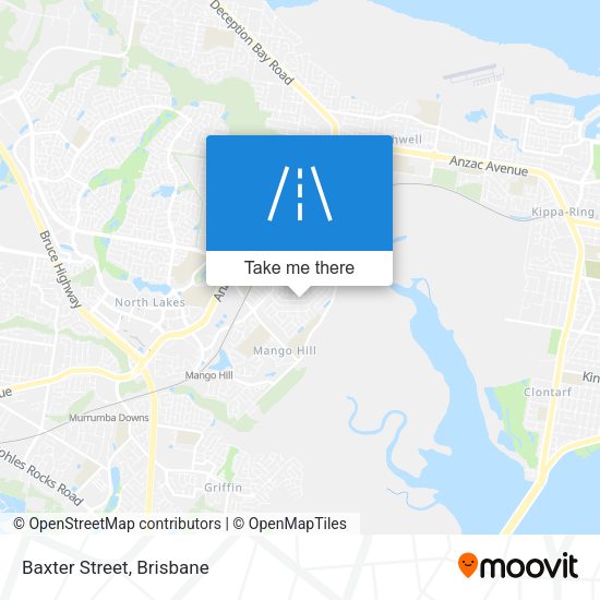 Baxter Street map