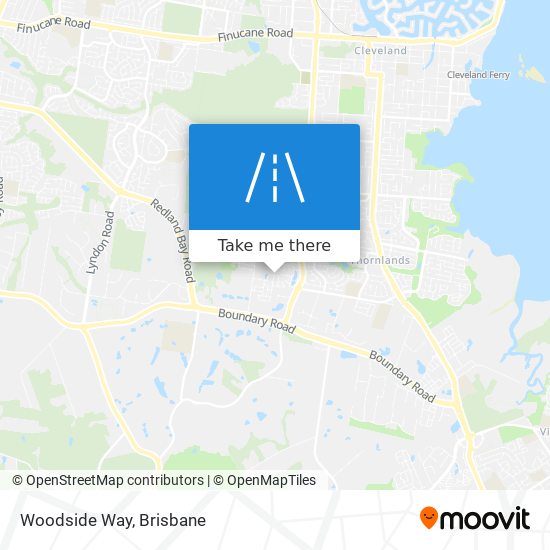 Woodside Way map