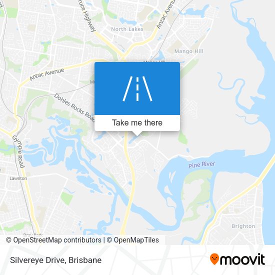 Silvereye Drive map