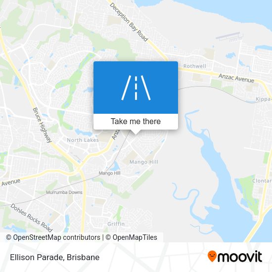 Ellison Parade map