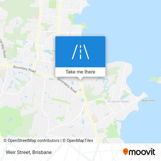 Weir Street map