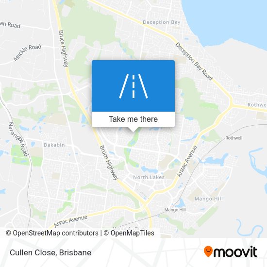 Cullen Close map
