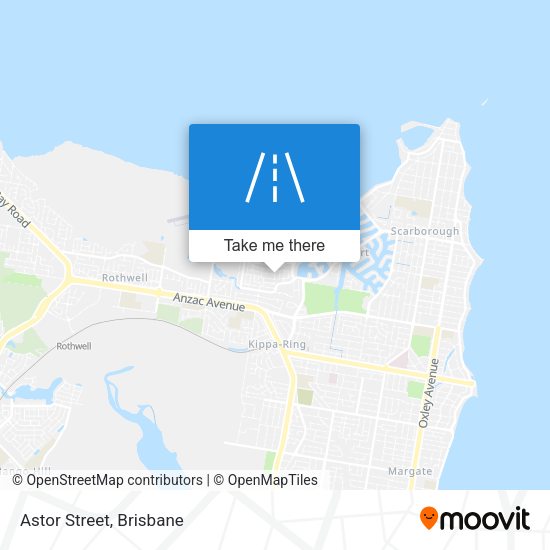 Astor Street map