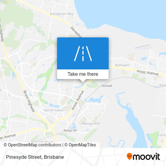 Pinesyde Street map