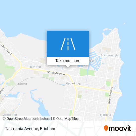 Tasmania Avenue map