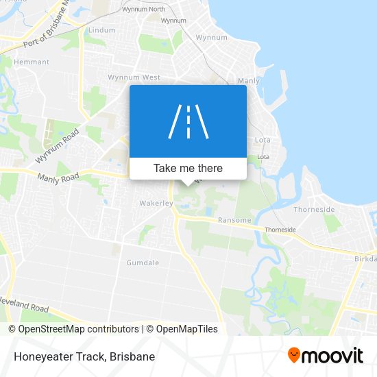 Honeyeater Track map