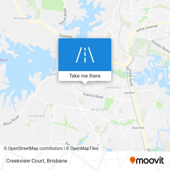 Creekview Court map
