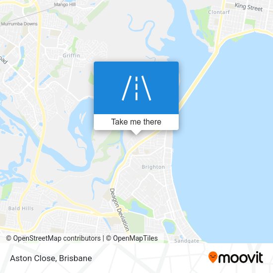 Aston Close map