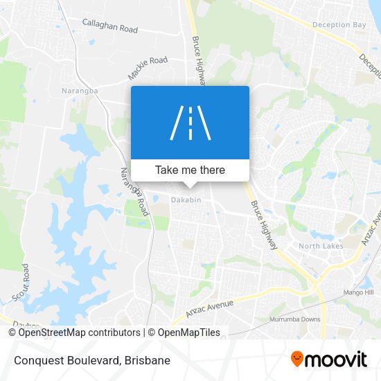 Conquest Boulevard map