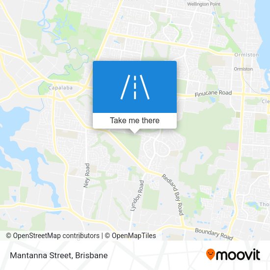 Mantanna Street map
