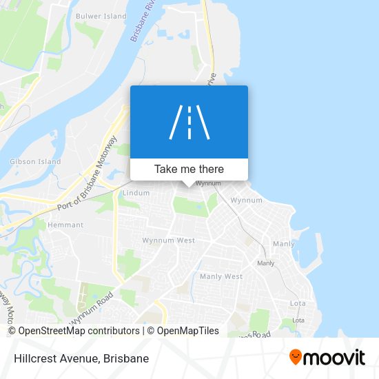 Hillcrest Avenue map