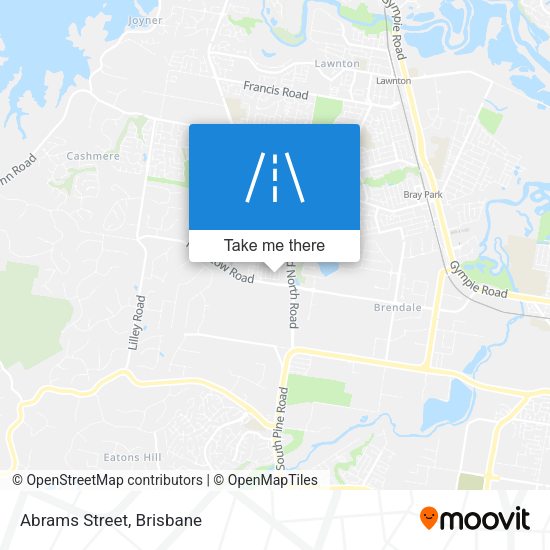 Abrams Street map