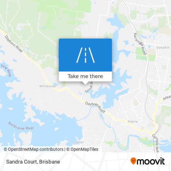 Sandra Court map