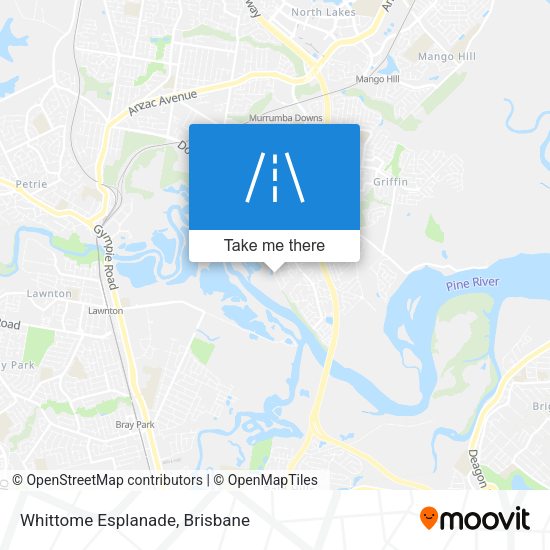 Whittome Esplanade map