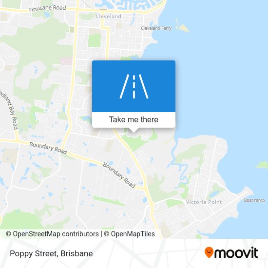 Poppy Street map