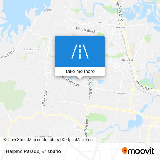 Halpine Parade map