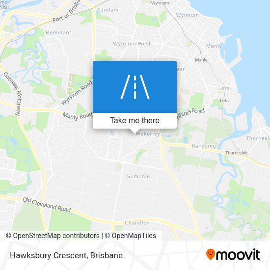 Hawksbury Crescent map