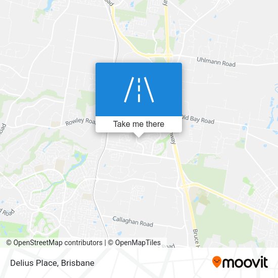 Delius Place map