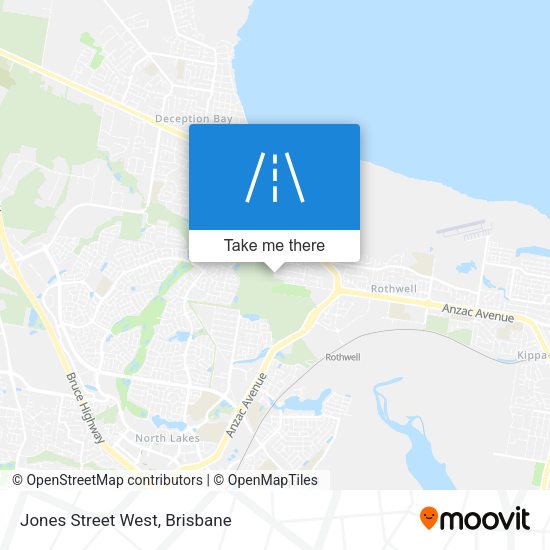 Jones Street West map