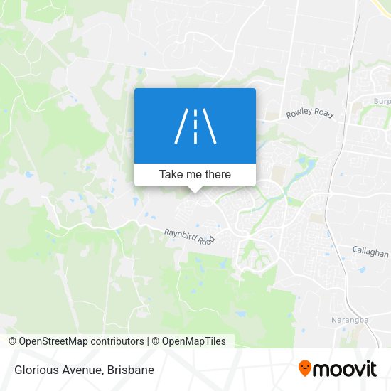 Glorious Avenue map