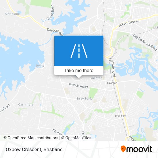 Oxbow Crescent map
