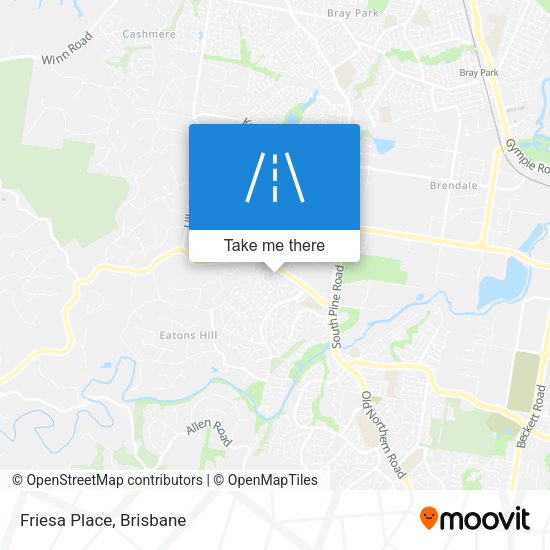 Friesa Place map