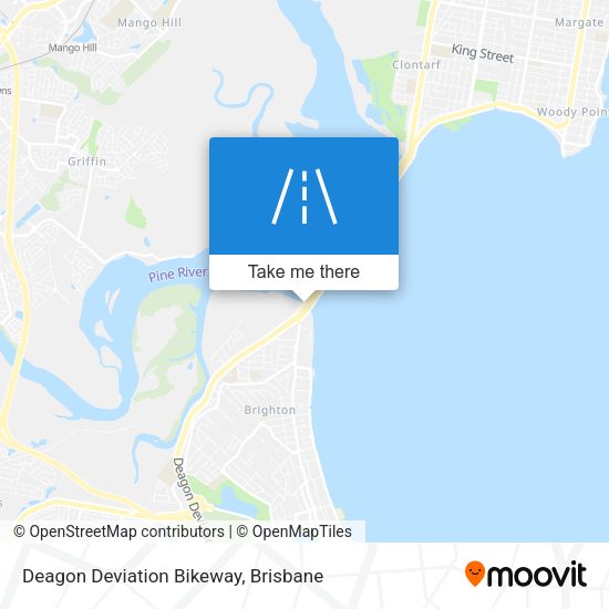 Deagon Deviation Bikeway map