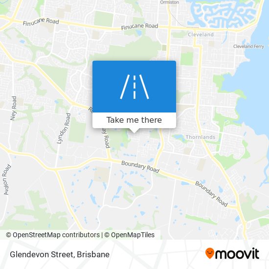 Glendevon Street map