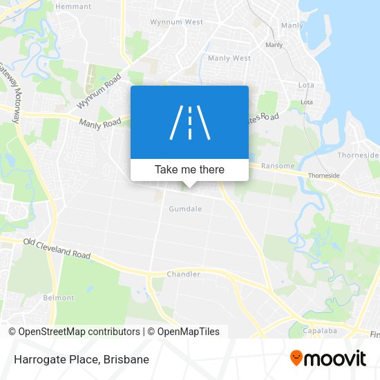 Harrogate Place map