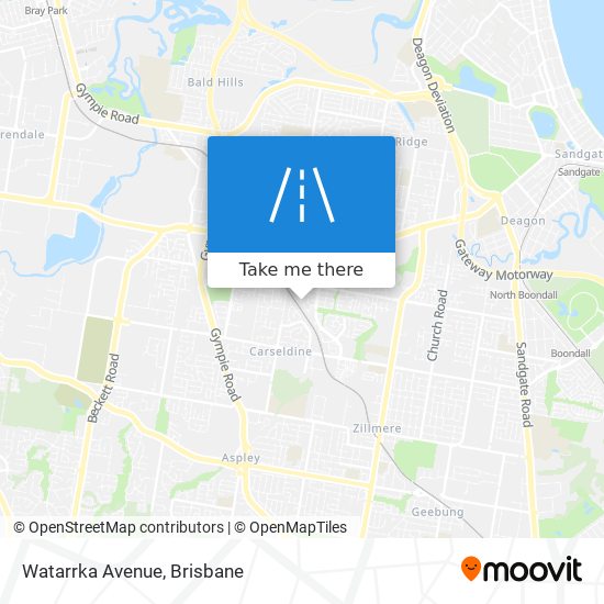 Mapa Watarrka Avenue