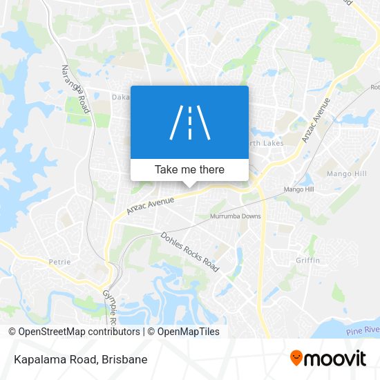 Kapalama Road map