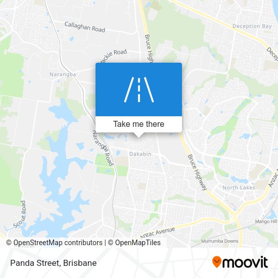 Panda Street map