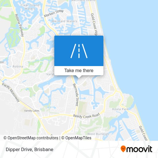 Dipper Drive map