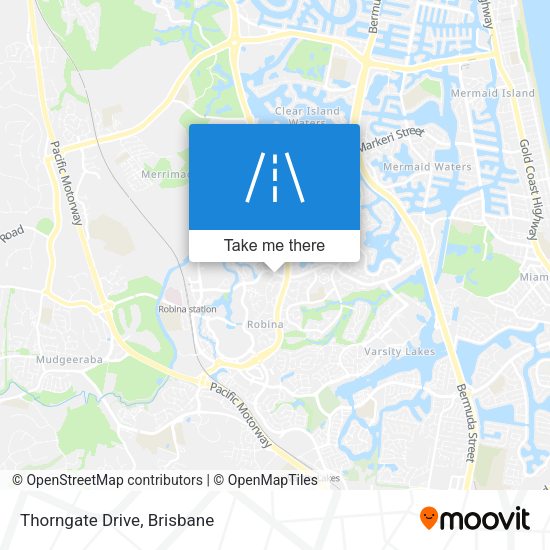 Thorngate Drive map