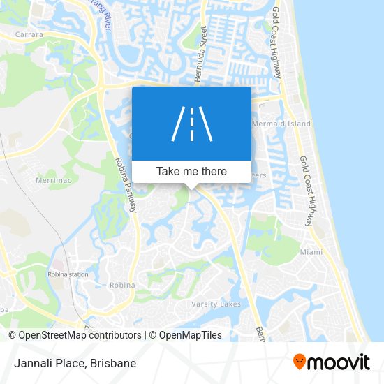 Jannali Place map