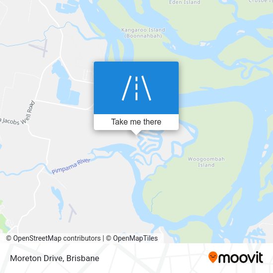Moreton Drive map