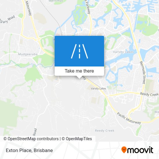Exton Place map
