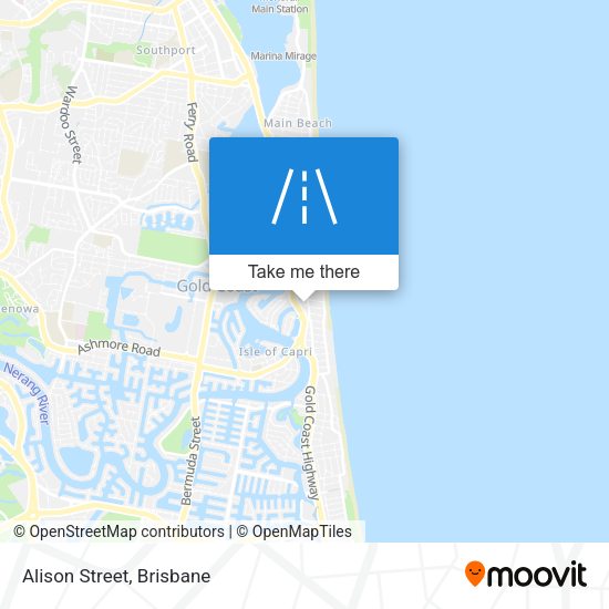 Alison Street map