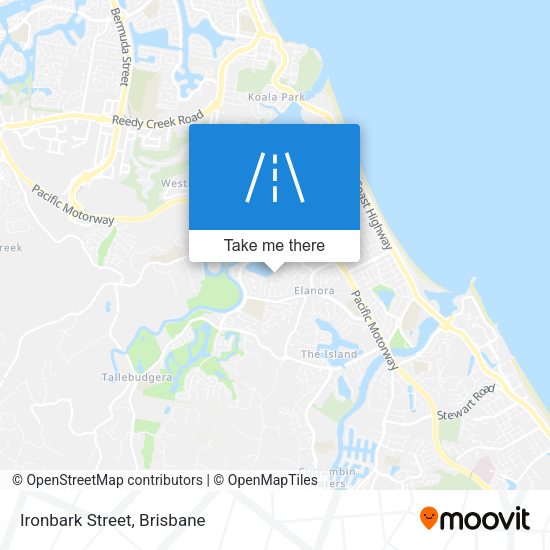 Ironbark Street map