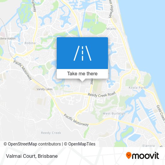 Valmai Court map