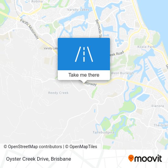 Oyster Creek Drive map