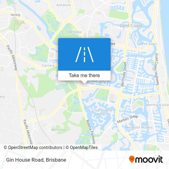 Gin House Road map