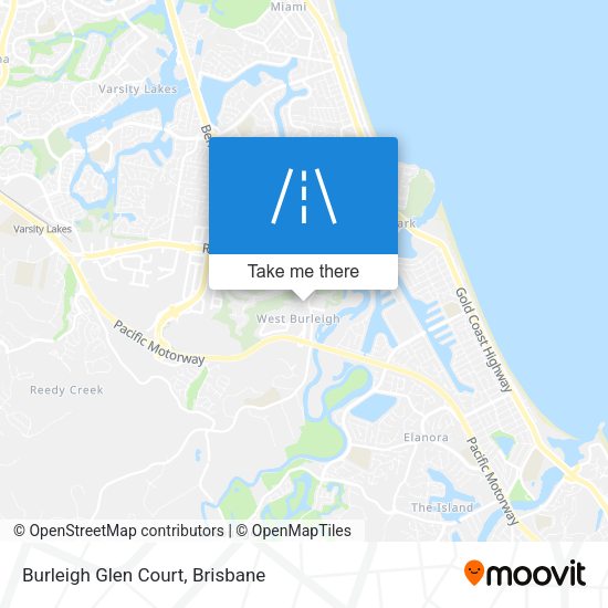 Burleigh Glen Court map