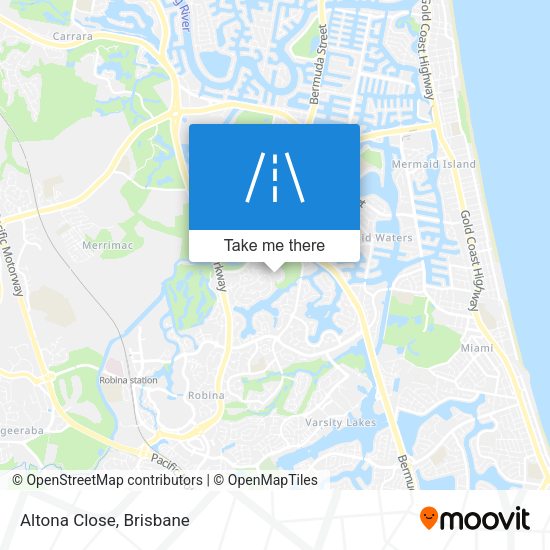 Altona Close map
