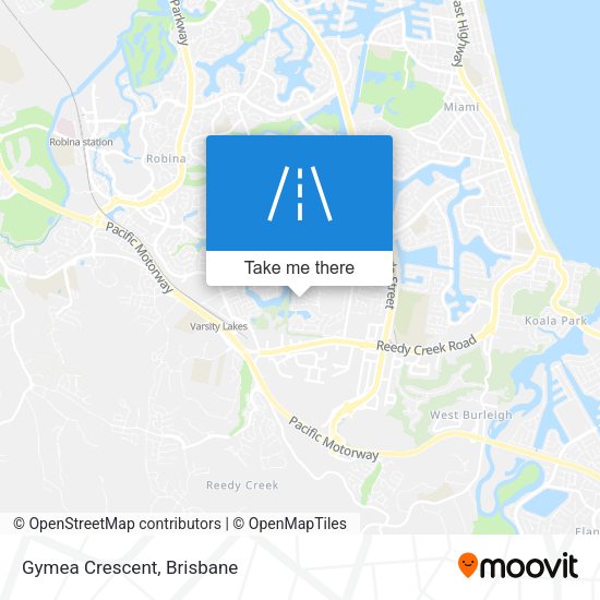 Gymea Crescent map